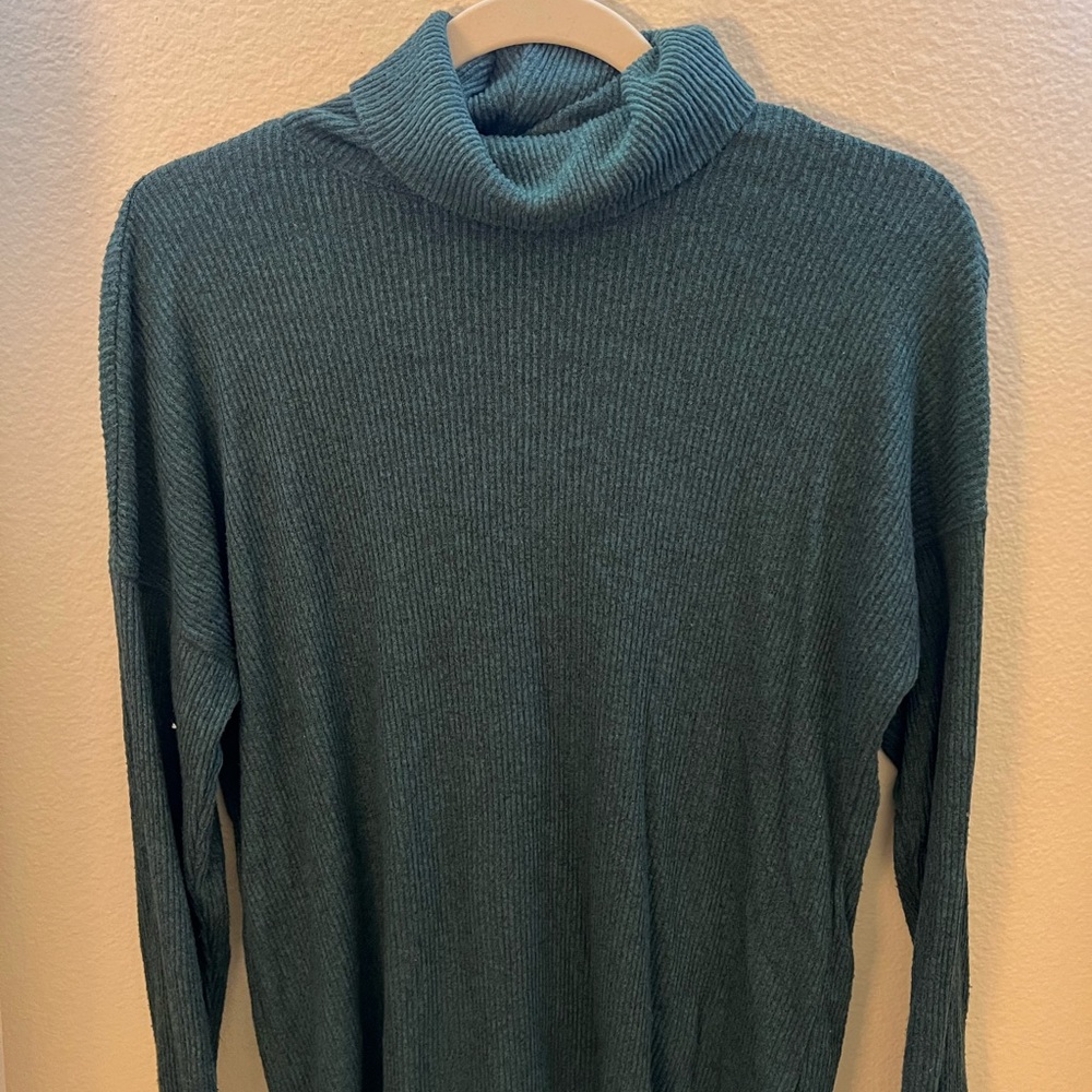 American Eagle Green Turtleneck